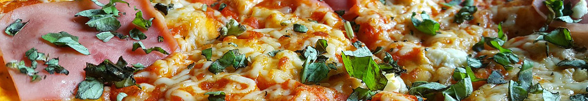 Eating Pizza at Umbria Gourmet Pizzeria restaurant in Bloomington, MN.